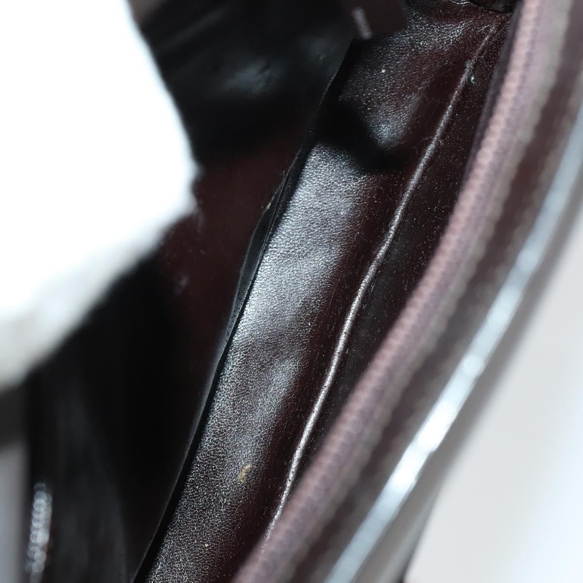 Prada PRADA Cartier Gucci Bag Patent leather 3 Set Black Brown Bordeaux Authentic am10507