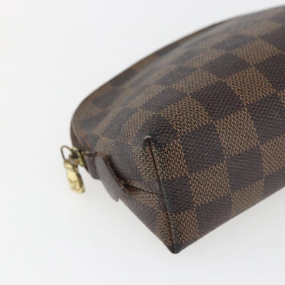 Louis Vuitton LOUIS VUITTON Damier Ebene Pochette Cosmetic PM Pouch N47516 LV Authentic 168508 Bag