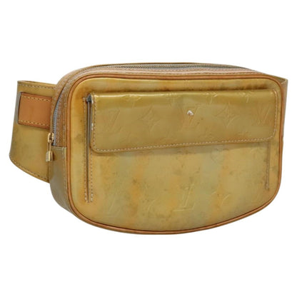 Louis Vuitton LOUIS VUITTON Monogram Vernis Fulton Waist bag Gris M91041 LV Authentic yk17565