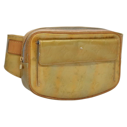 Louis Vuitton LOUIS VUITTON Monogram Vernis Fulton Waist bag Gris M91041 LV Authentic yk17565