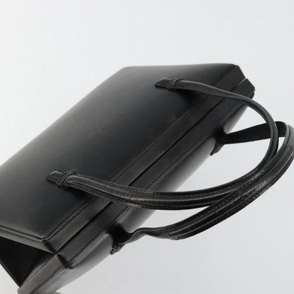 Loewe LOEWE Hand Bag Leather Black Gold Authentic bs34657