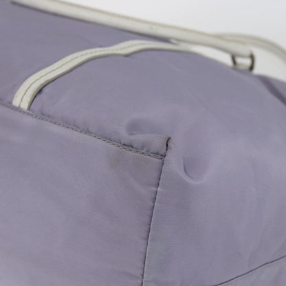 Prada PRADA Backpack Nylon Leather Purple Silver Authentic am10579 Bag