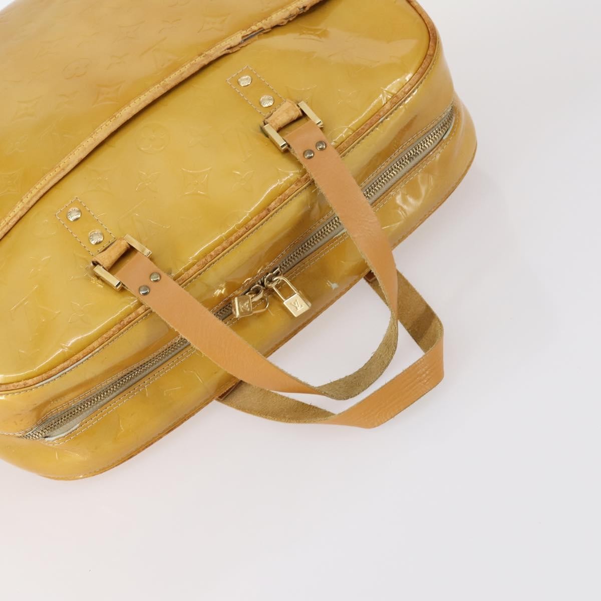 Louis Vuitton LOUIS VUITTON Monogram Vernis Tote Bag 2 Set Beige LV Authentic 144959