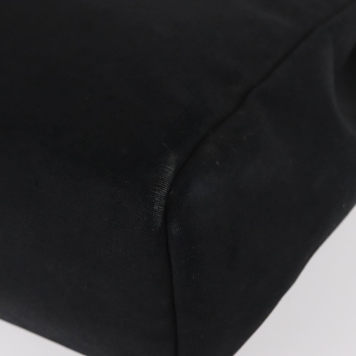 Hermès Hermès HERMES Herbag MM Hand Bag Canvas Leather Black Silver Authentic gh1501