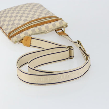 Louis Vuitton LOUIS VUITTON Damier Azur Pochette Bosphore Shoulder Bag N51112 LV Authentic BA7009