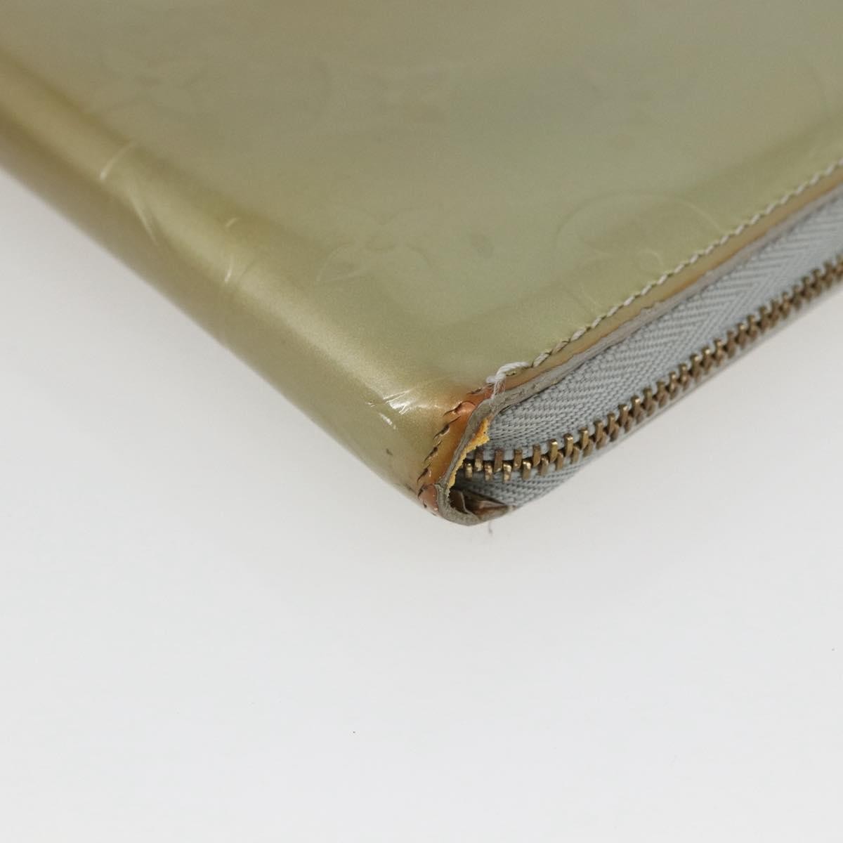 Louis Vuitton LOUIS VUITTON Monogram Vernis Eldridge Long Wallet Gris M91158 LV Authentic 168202 Bag