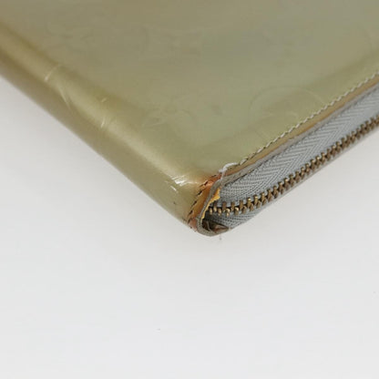 Louis Vuitton LOUIS VUITTON Monogram Vernis Eldridge Long Wallet Gris M91158 LV Authentic 168202 Bag