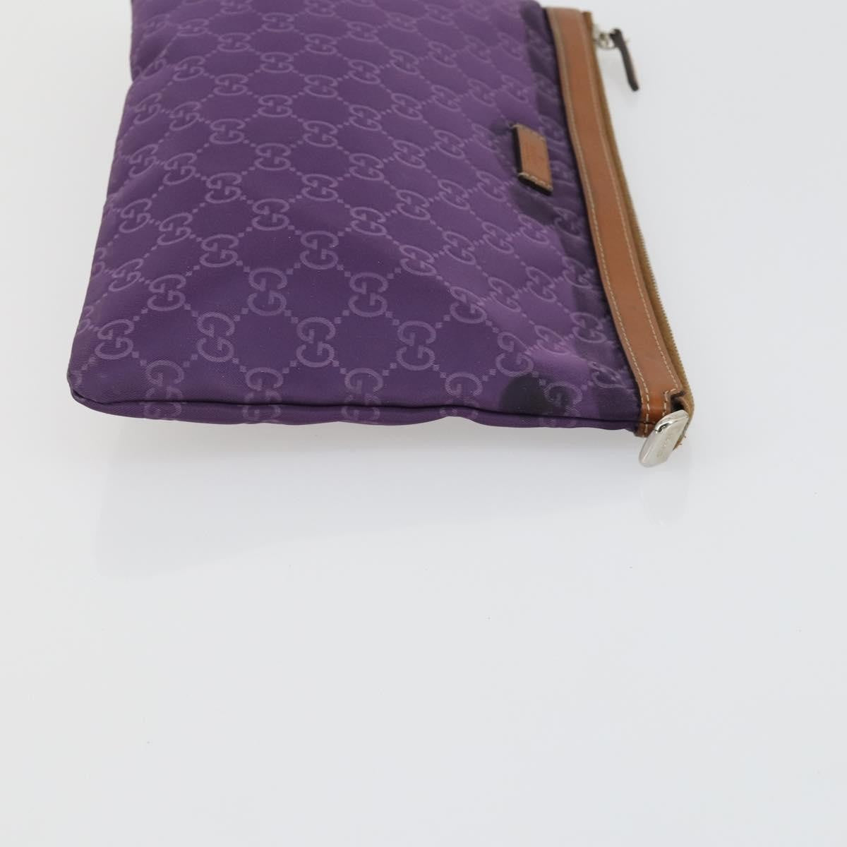 Gucci GUCCI GG Supreme Web Sherry Line Bag PVC Nylon 4 Set Beige Navy Authentic mr1719
