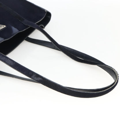 Prada PRADA Tote Bag Harako leather Navy Authentic 167194