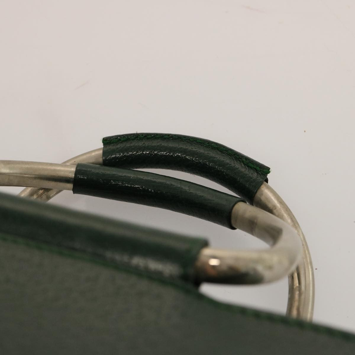 Gucci GUCCI Hand Bag Leather Green 000 2058 0307 Authentic 75505