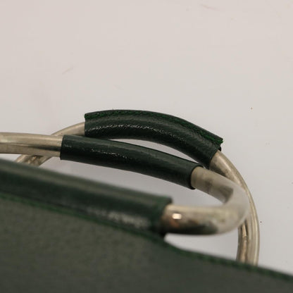 Gucci GUCCI Hand Bag Leather Green 000 2058 0307 Authentic 75505