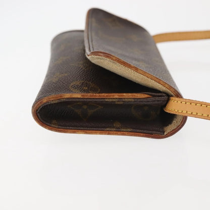 Louis Vuitton LOUIS VUITTON Monogram Pochette Twin PM Shoulder Bag M51854 LV Authentic gh816