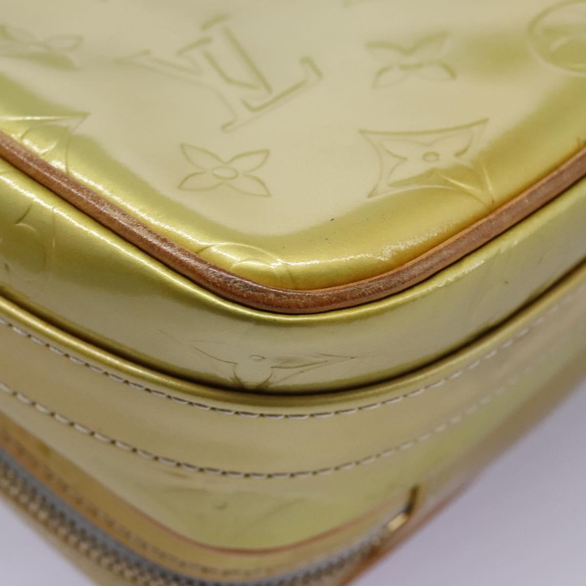 Louis Vuitton LOUIS VUITTON Monogram Vernis Wooster Shoulder Bag Gris M91036 LV Authentic ep7979