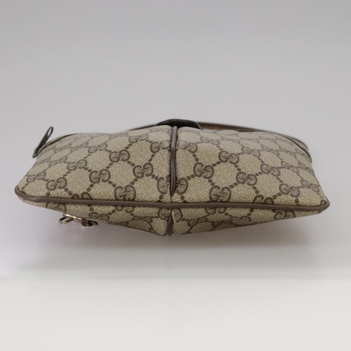 Gucci GUCCI GG Supreme Web Sherry Line Shoulder Bag PVC Beige 904 02 047 Authentic 111359