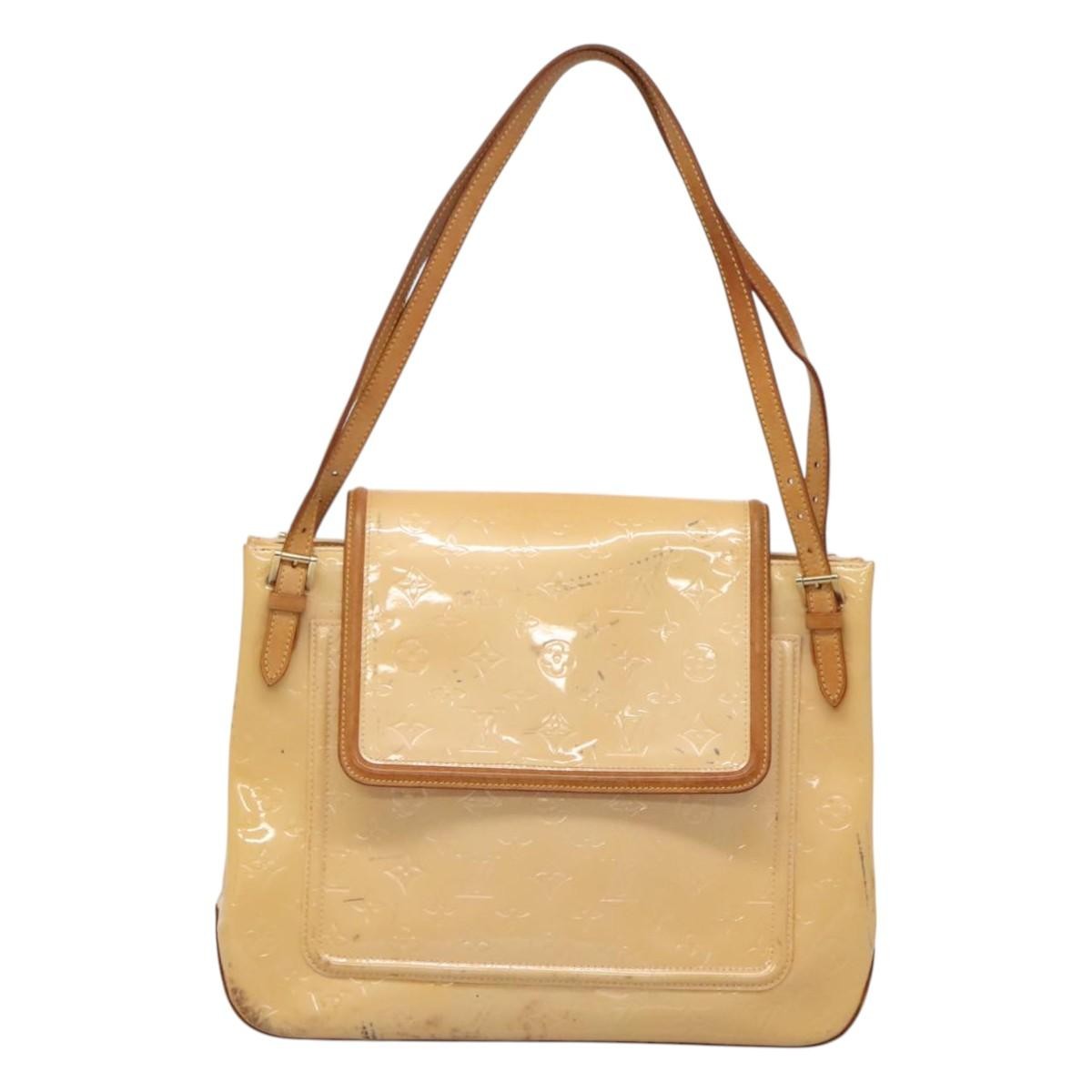 Louis Vuitton LOUIS VUITTON Vernis Biscayne Bay GM Bag Marshmallow Pink M91284 LV Authentic 118449