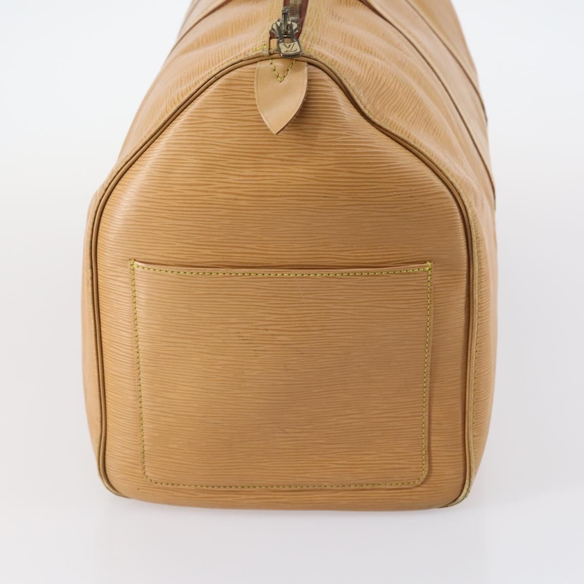 Louis Vuitton LOUIS VUITTON Epi Keepall 50 Boston Bag Beige M42941 LV Authentic hk3136