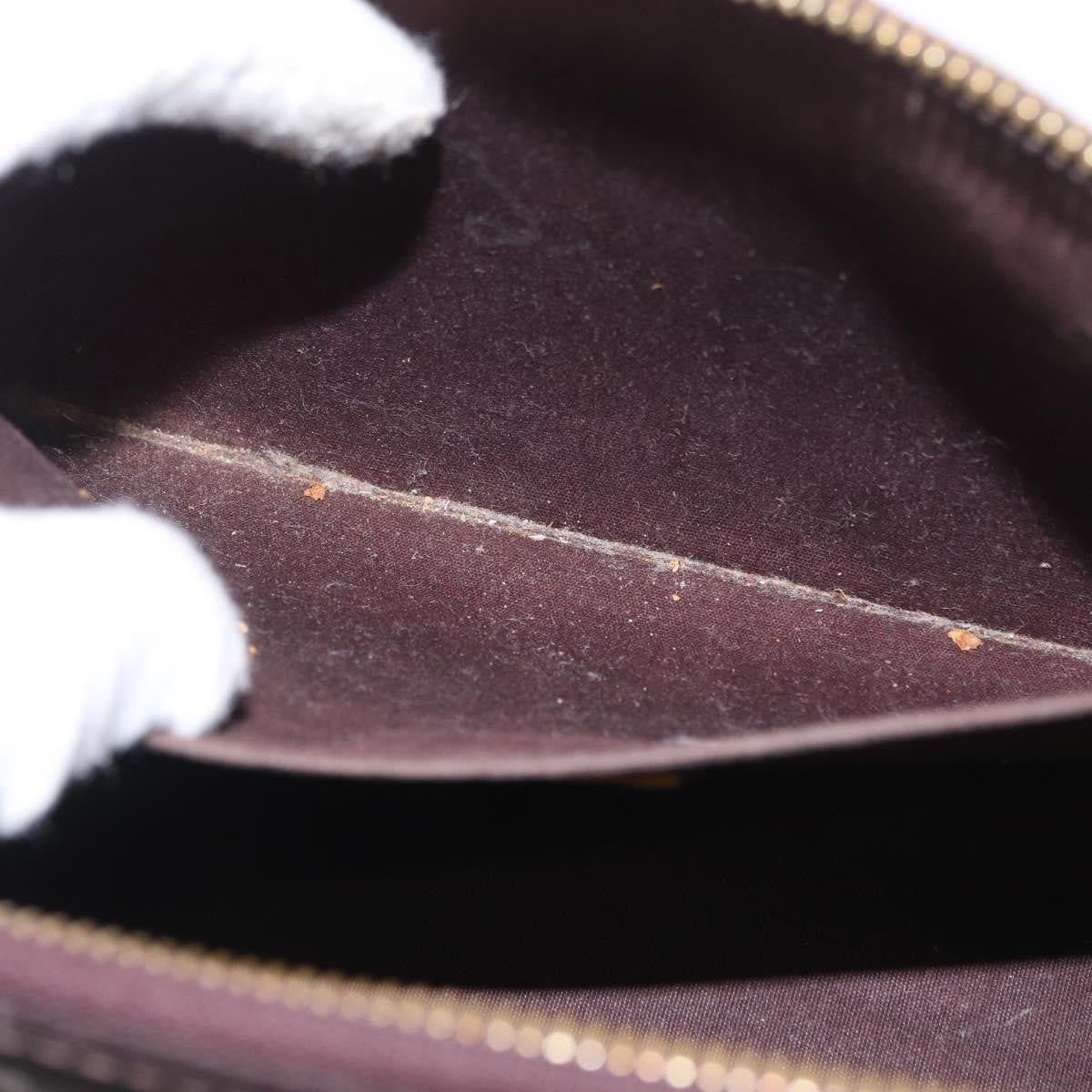 Louis Vuitton LOUIS VUITTON Monogram Vernis Rosewood Avenue Bag Amarante M93510 Authentic AMZ365