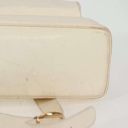Gucci GUCCI Body Bag Enamel White Gold 003 2113 0027 Authentic bs28429