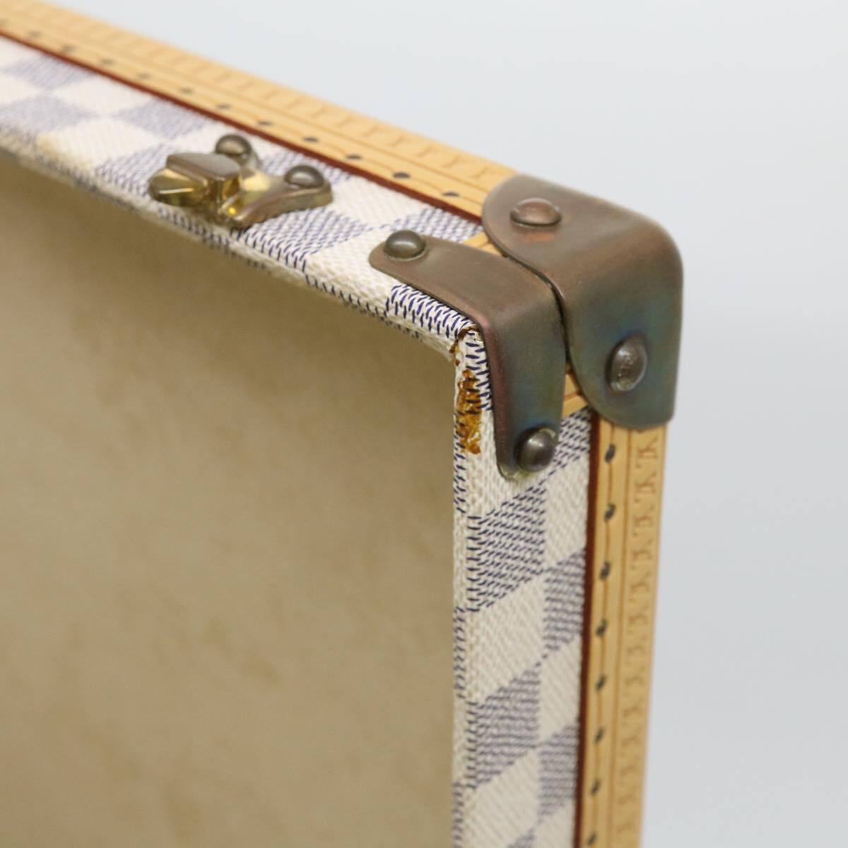 Louis Vuitton LOUIS VUITTON Damier Azur Cotteville 45 Trunk SPO LV Authentic 38808SM Bag