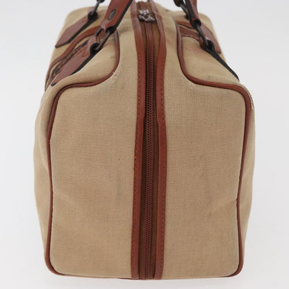 Saint Laurent SAINT LAURENT Boston Bag Canvas Brown Authentic BA12896