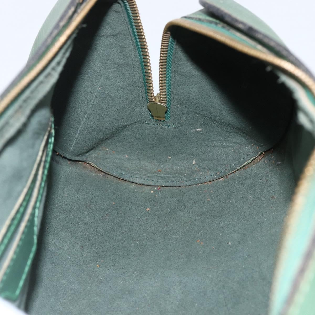 Louis Vuitton LOUIS VUITTON Epi Soufflot Hand Bag Green M52224 LV Authentic 170774