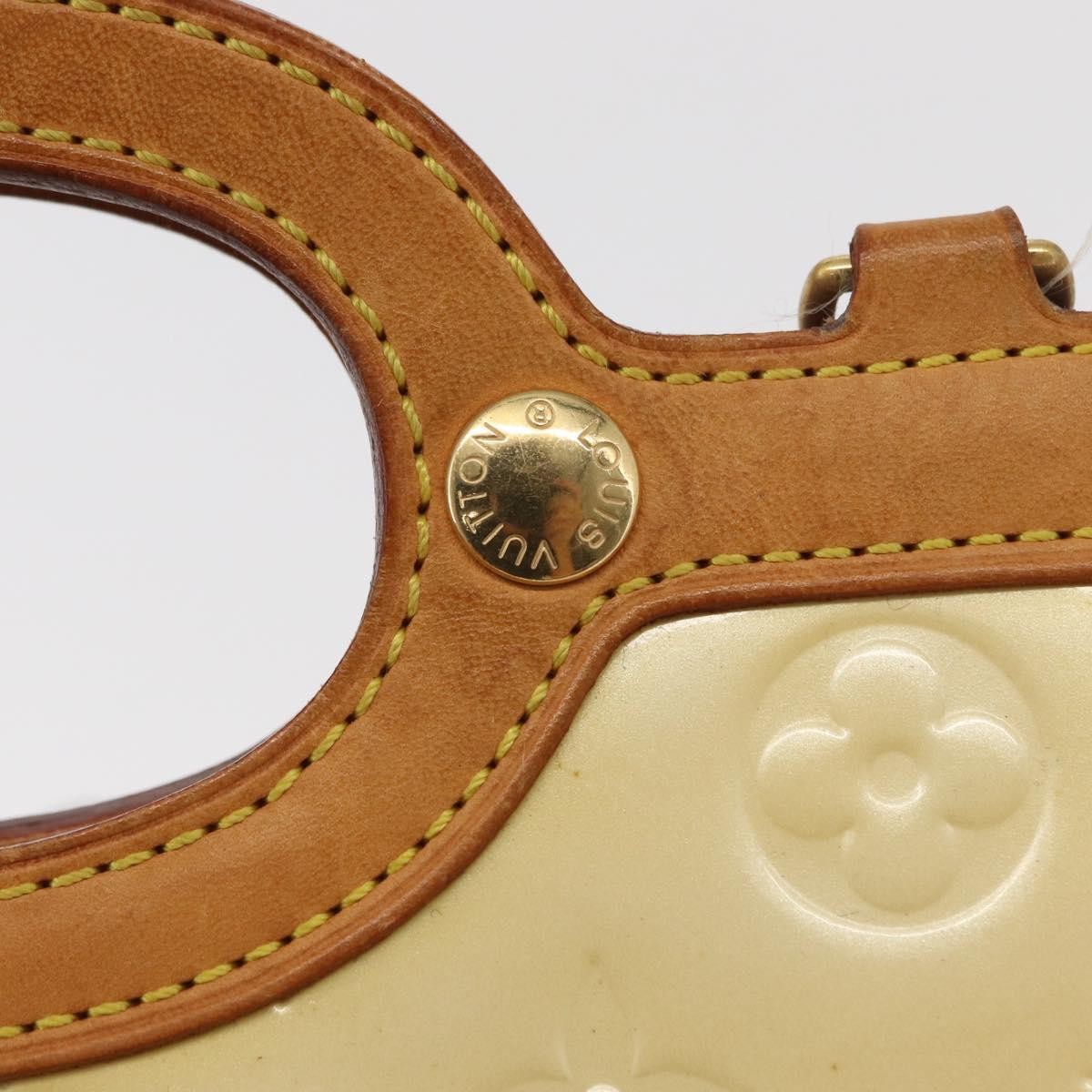 Louis Vuitton LOUIS VUITTON Monogram Vernis Roxbury Drive Hand Bag Perle M91374 LV Authentic 156779
