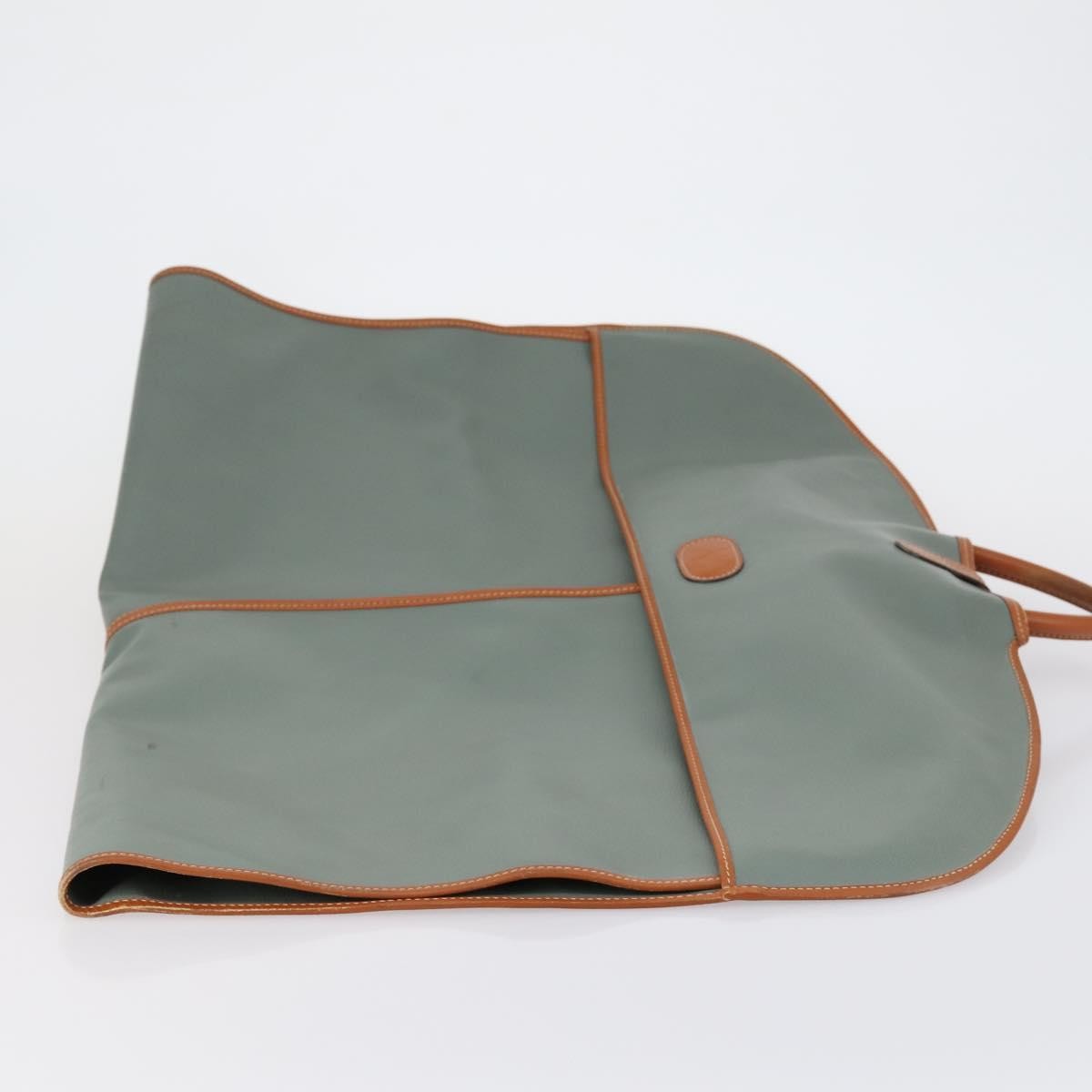 Valentino VALENTINO Garment Cover Leather Green Gold Authentic bs31394 Bag
