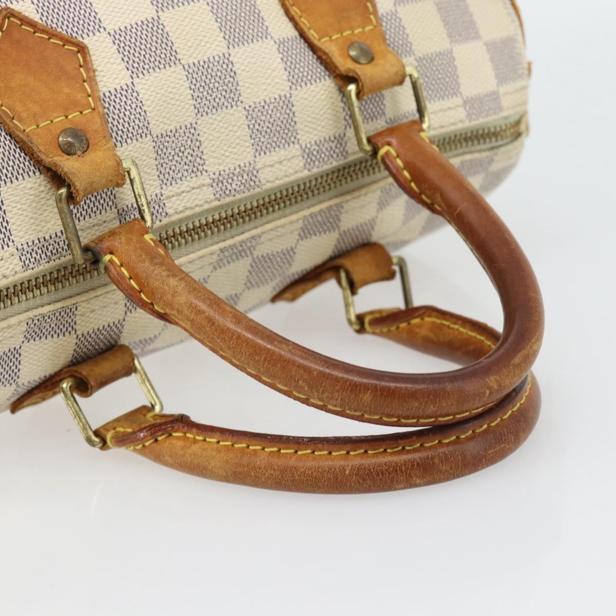 Louis Vuitton LOUIS VUITTON Damier Azur Speedy 25 Hand Bag N41534 LV Authentic BA13132