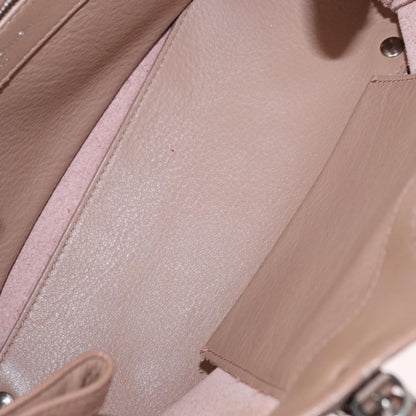 Balenciaga BALENCIAGA The Paper A6 Hand Bag Leather 2way Beige Silver 370926 Authentic 149646