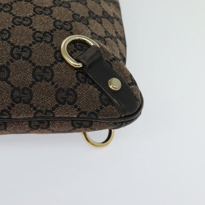 Gucci GUCCI GG Canvas Abbey Shoulder Bag Outlet Brown Gold 272400 Authentic ti3133