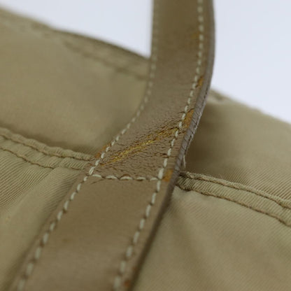 Prada PRADA Tote Bag Nylon Beige Authentic 75668