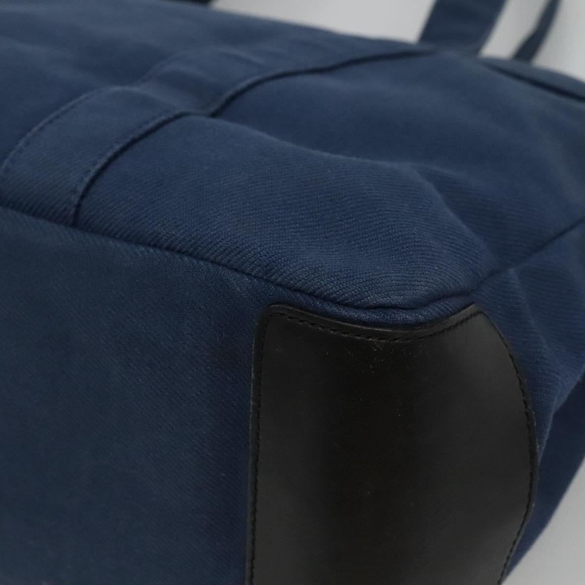 Burberry BURBERRY Blue Label Tote Bag Canvas Blue Authentic ti2869