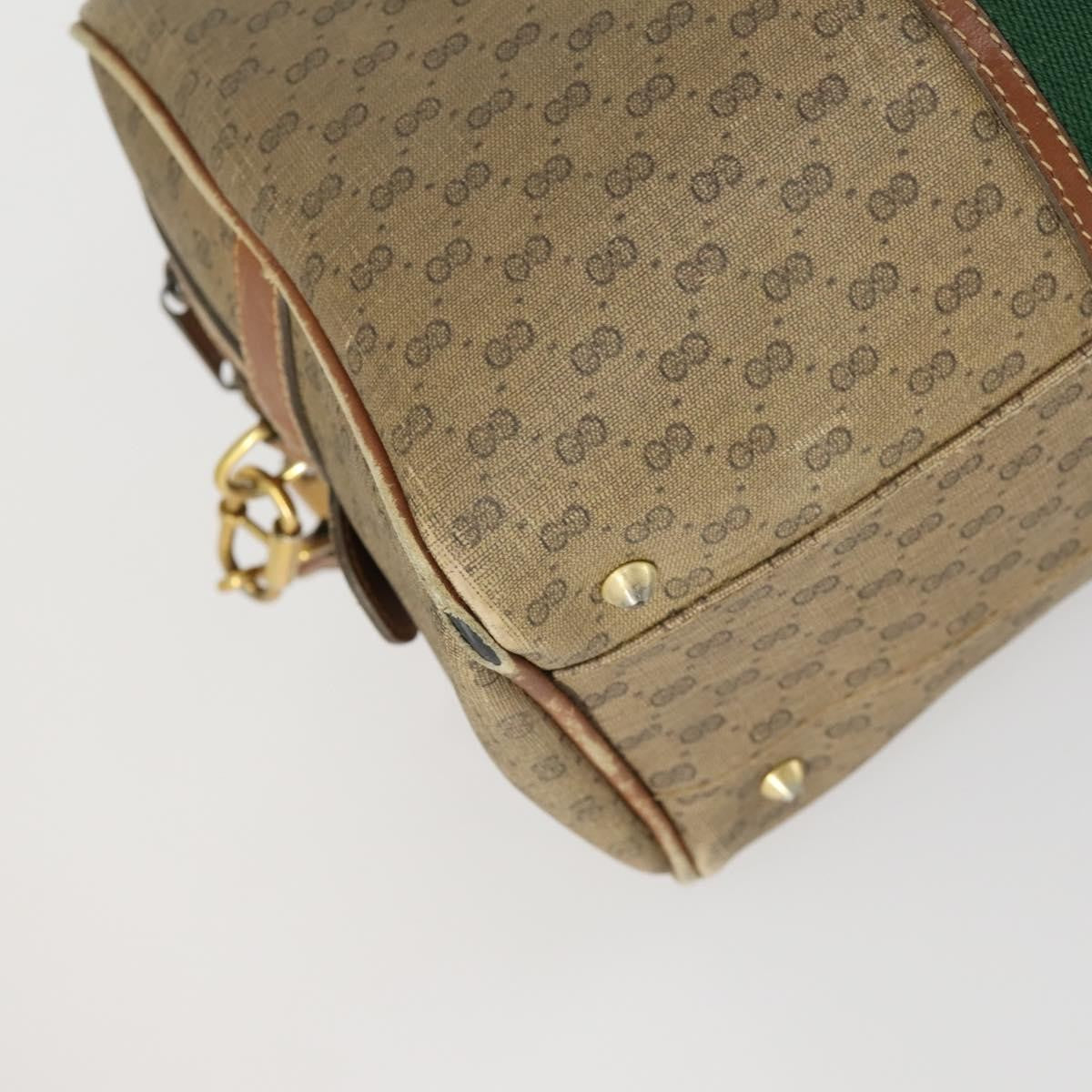 Gucci GUCCI Micro GG Supreme Web Sherry Line Bag PVC Beige 002 58 4422 Authentic 160595
