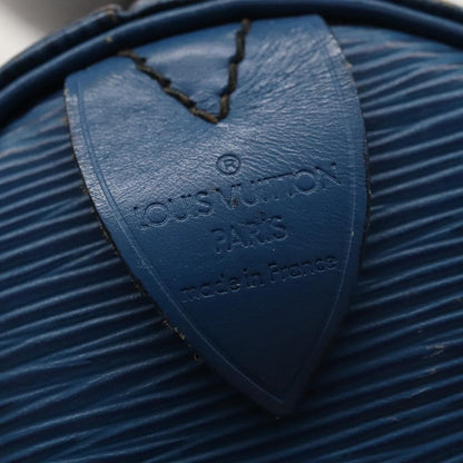Louis Vuitton LOUIS VUITTON Epi Keepall 55 Boston Bag Toledo Blue M42955 LV Authentic EC290