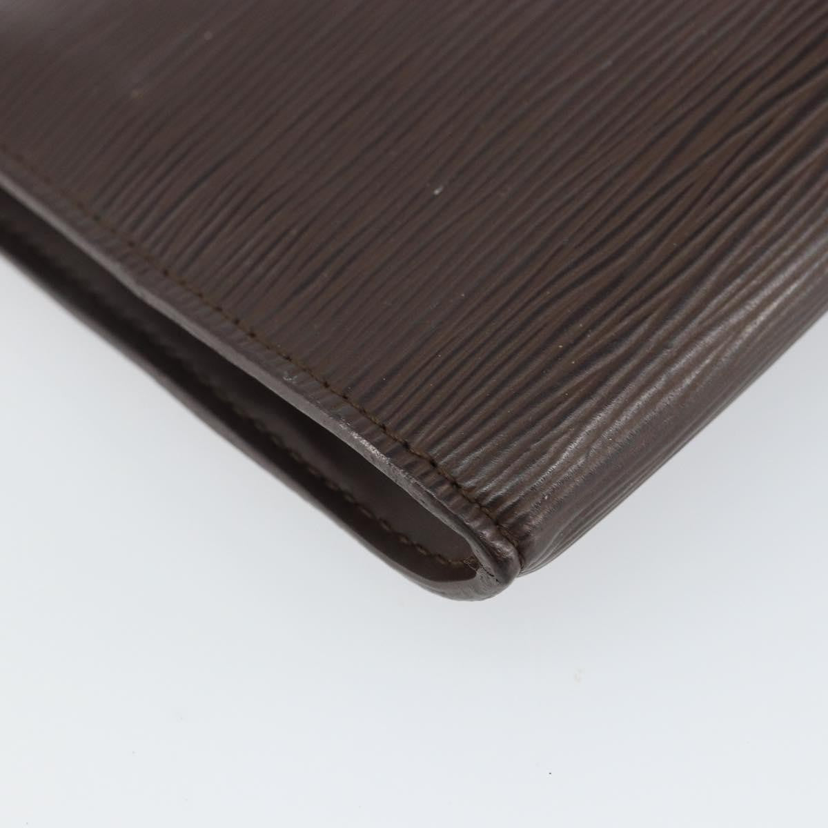 Louis Vuitton LOUIS VUITTON Epi Pochette Accessoires Pouch Mocha M5294D LV Authentic 143110A Bag