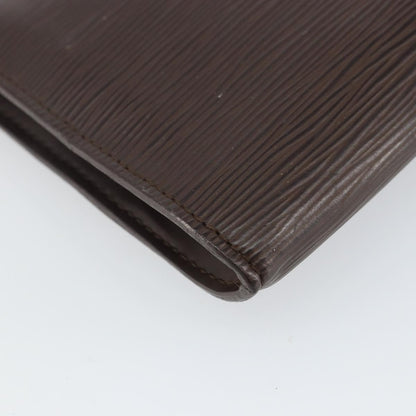 Louis Vuitton LOUIS VUITTON Epi Pochette Accessoires Pouch Mocha M5294D LV Authentic 143110A Bag