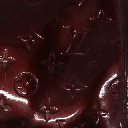 Louis Vuitton LOUIS VUITTON Vernis Blair MM Hand Bag 2way Rouge Favist M91690 LV Authentic EC506