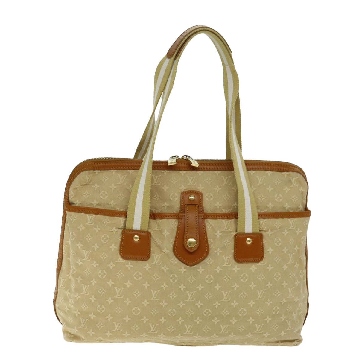 Louis Vuitton LOUIS VUITTON Monogram Mini Kabamari Kate Tote Bag Beige M92492 LV Authentic 73754