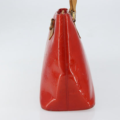 Louis Vuitton LOUIS VUITTON Monogram Vernis Houston Hand Bag Rouge M91092 LV Authentic bs30835
