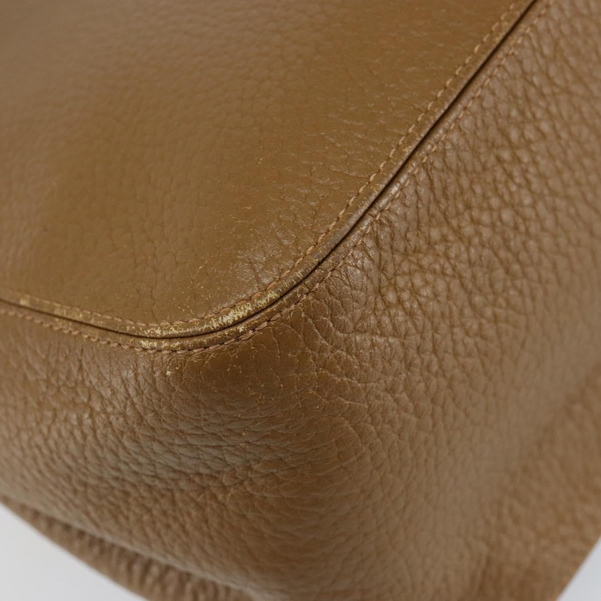Saint Laurent SAINT LAURENT Hand Bag Leather Brown Authentic 149374