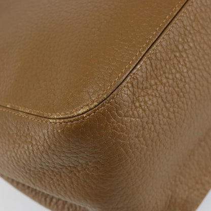 Saint Laurent SAINT LAURENT Hand Bag Leather Brown Authentic 149374