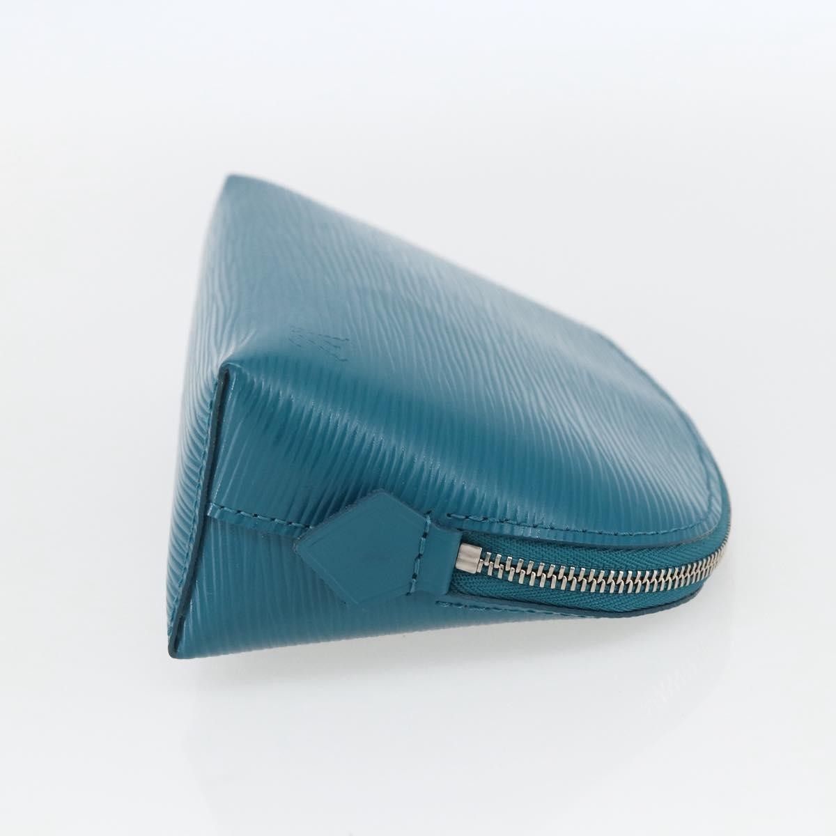Louis Vuitton LOUIS VUITTON Epi Pochette Cosmetic Cosmetic Pouch Cyan LV Authentic 158918V Bag