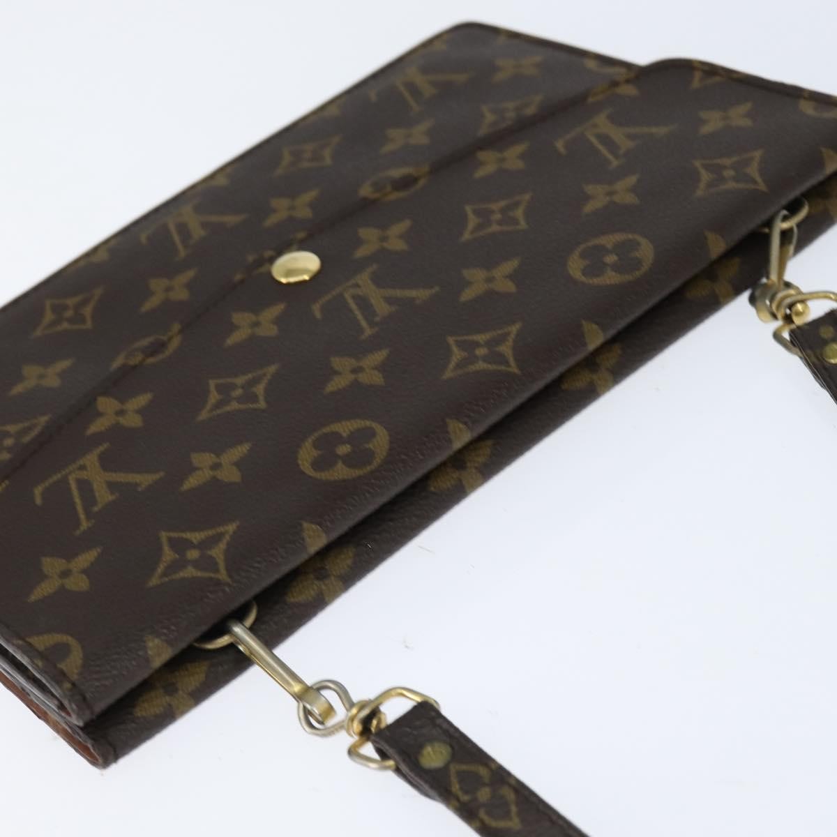 Louis Vuitton LOUIS VUITTON Monogram Double Rabat Shoulder Bag M51815 LV Authentic 147932