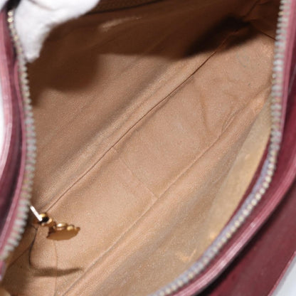 Gucci GUCCI Micro GG Supreme Shoulder Bag Bordeaux Gold Authentic ep13943