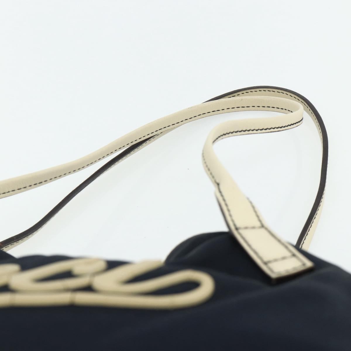 Gucci GUCCI Tote Bag Canvas Gold Navy 169949 Authentic bs34912
