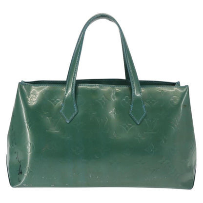 Louis Vuitton LOUIS VUITTON Vernis Wilshire Boulevard Bag Blue galatic M93646 LV Authentic BA6406