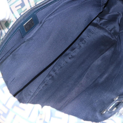 Fendi FENDI Zucca Canvas Tote Bag Navy Authentic 147615