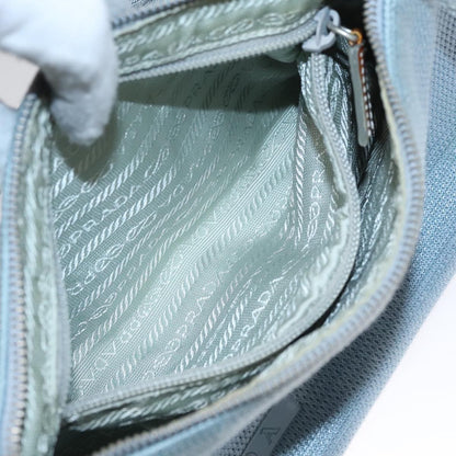 Prada PRADA Sports Shoulder Bag Canvas Blue Authentic bs21360