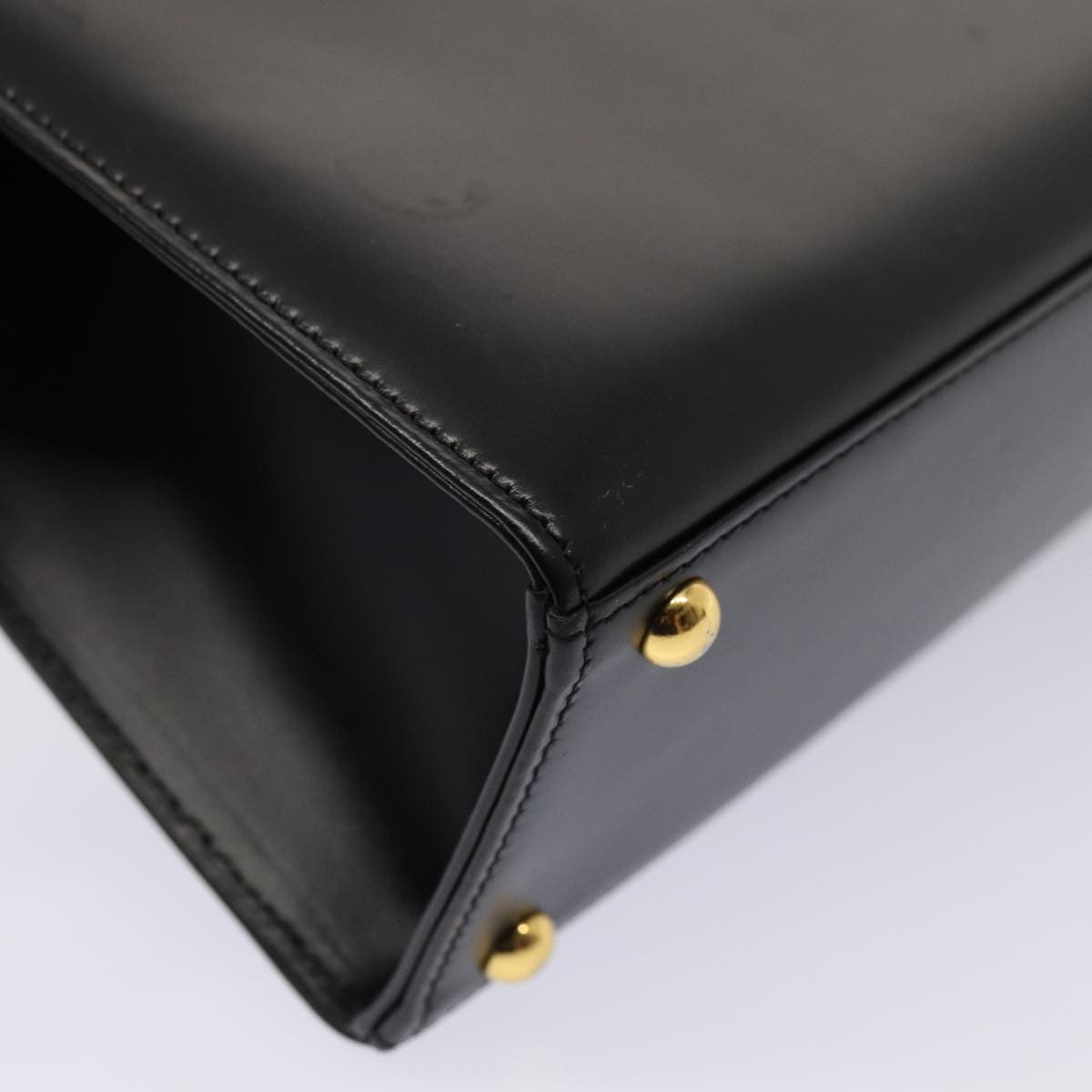 Givenchy GIVENCHY Hand Bag Leather Black Authentic am6590