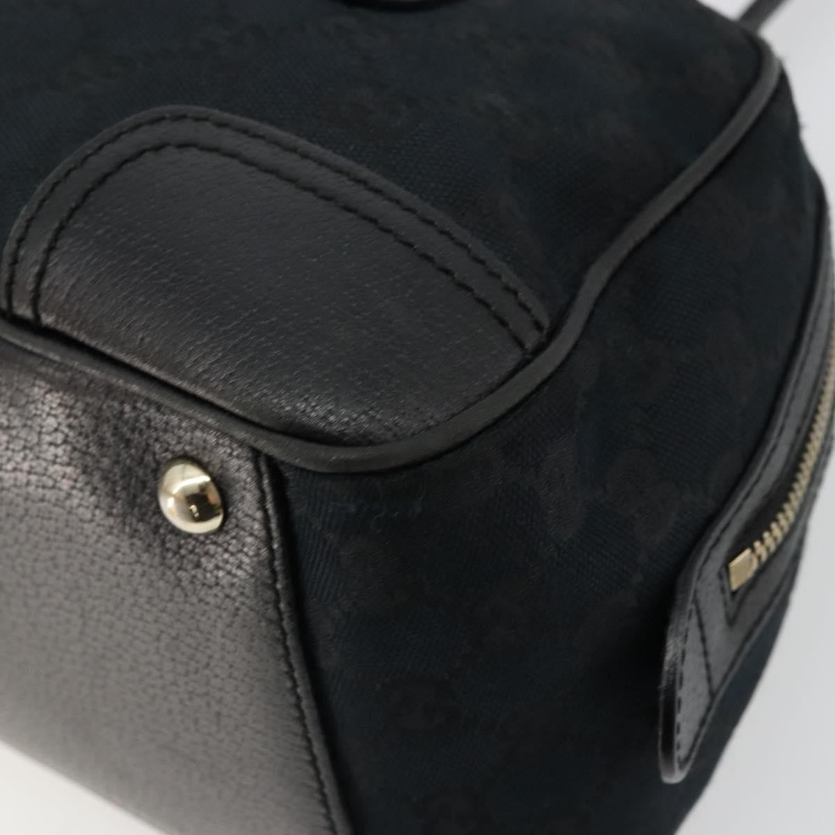 Gucci GUCCI GG Canvas Princi Hand Bag Black Gold 161720 Authentic 176928